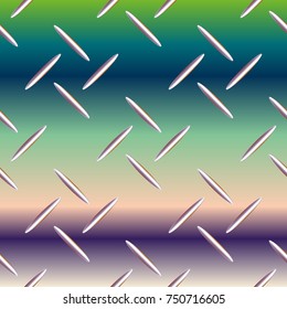 Metal grid pattern for design colorfull backdrop.