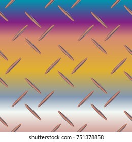 Metal grid pattern for design colorfull backdrop.