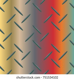 Metal grid pattern for design colorfull backdrop.