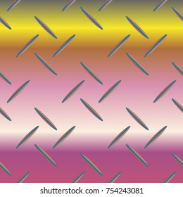 Metal grid pattern for design colorfull backdrop.