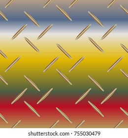 Metal grid pattern for design colorfull backdrop.