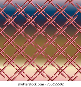 Metal grid pattern for design colorfull backdrop.