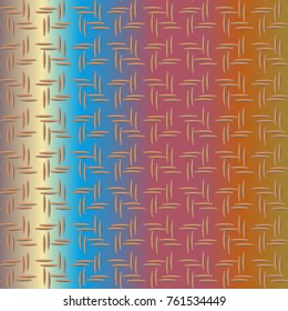 Metal grid pattern for design colorfull backdrop.