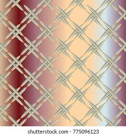 Metal grid pattern for design colorfull backdrop.