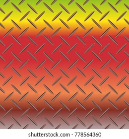 Metal grid pattern for design colorfull backdrop.