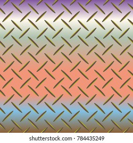 Metal grid pattern for design colorfull backdrop.