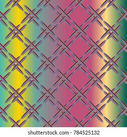 Metal grid pattern for design colorfull backdrop.