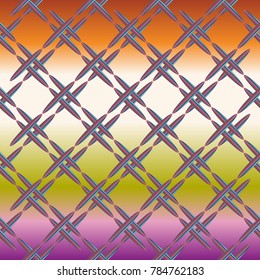 Metal grid pattern for design colorfull backdrop.