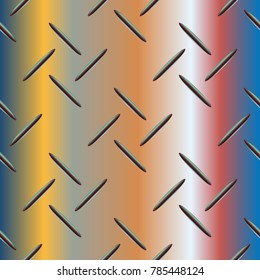 Metal grid pattern for design colorfull backdrop.