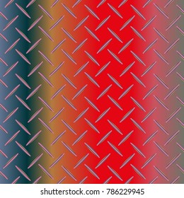 Metal grid pattern for design colorfull backdrop.