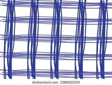 metal grid pattern Madras Tattersall Pattern Blue lines