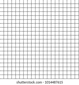 Metal grid seamless on white Vector illustration