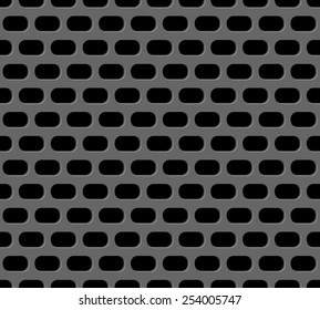 Metal grid seamless pattern