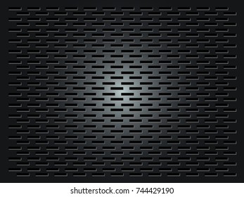 Metal grid.Metallic mesh texture background with reflections