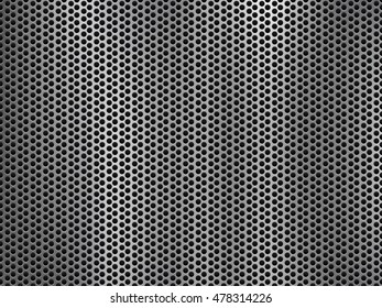 metal grill background.Vector illustration