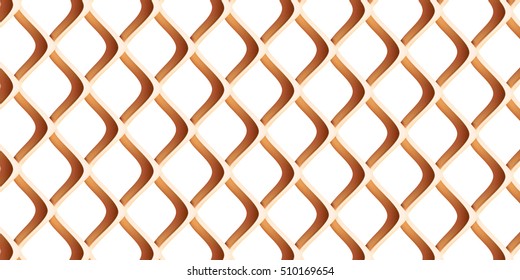 metal grille close up. Vector isolated Illustration