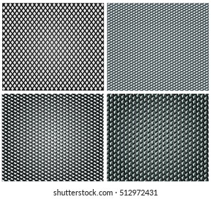 Metal Grip Textures Vector Set of 4