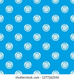 Metal heater pattern vector seamless blue repeat for any use