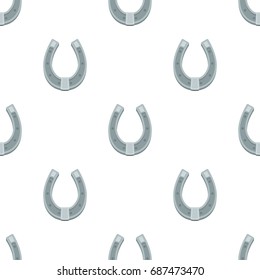 A metal horseshoe for horses. Shoes for horses to protect hooves.Farm and gardening single icon in cartoon style vector symbol stock illustration.