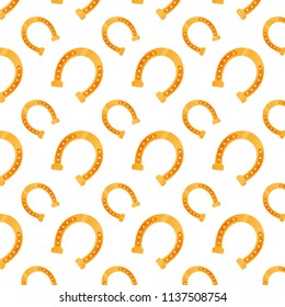 metal horseshoe luck symbol background