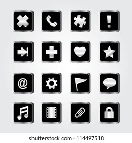 Metal icon set