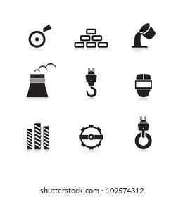 Metal Industry Icons Set