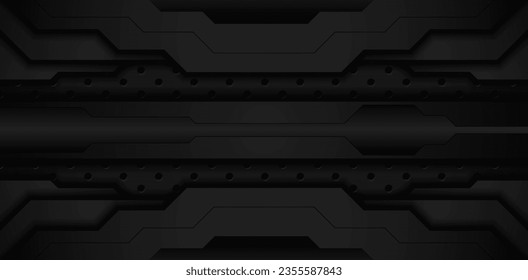 metal iron black sheet overlap on metallic honeycomb steel mesh template background modern design premium vector illustration 