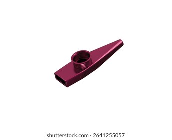 metal kazoo icon 3d illustration render