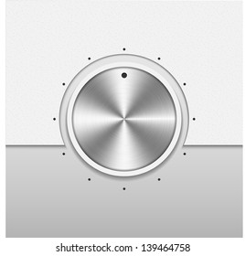 metal knob