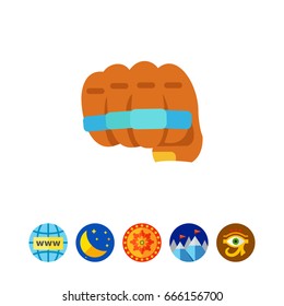 Metal knuckles icon