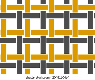 Metal lattice seamless vector background, grid background mesh lines, geometric lined wallpaper design, textile or wrapping paper.