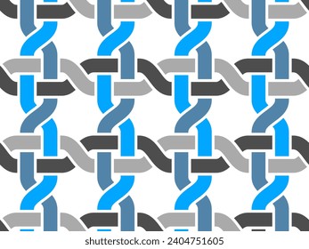 Metallgitter, nahtloser Vektorhintergrund, Gitterhintergrund-Maschenlinien, geometrisch gemeißelte Tapete-Designs, Textil- oder Verpackungspapier.