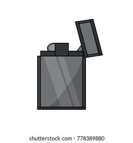 metal lighter icon