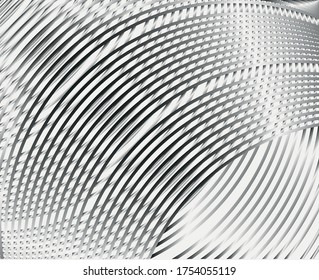  Metal lines on a white background. Vector graphics . Abstract background