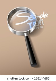 metal magnifying glass