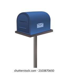 buzón de metal para cartas y paquetes