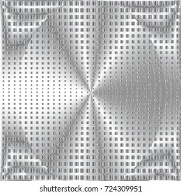 Metal mesh texture background with reflections