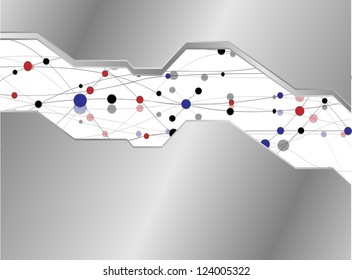 Metal molecules.