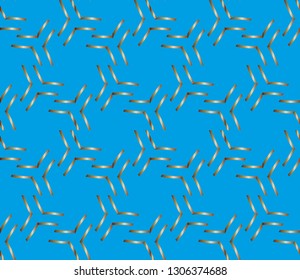 metal mosaic on a colored background. design solution for interior decoration, floor steps, walls. Retro elegant  flourishes ornamental frame design and pattern background. Vector illustration 