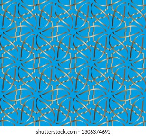 metal mosaic on a colored background. design solution for interior decoration, floor steps, walls. Retro elegant  flourishes ornamental frame design and pattern background. Vector illustration 