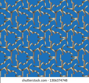 metal mosaic on a colored background. design solution for interior decoration, floor steps, walls. Retro elegant  flourishes ornamental frame design and pattern background. Vector illustration 