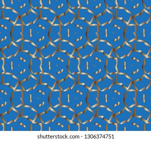 metal mosaic on a colored background. design solution for interior decoration, floor steps, walls. Retro elegant  flourishes ornamental frame design and pattern background. Vector illustration 