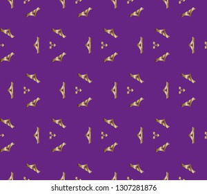 metal mosaic on a colored background. design solution for interior decoration, floor steps, walls. Retro elegant  flourishes ornamental frame design and pattern background. Vector illustration 