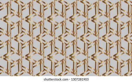 metal mosaic on a colored background. design solution for interior decoration, floor steps, walls. Retro elegant  flourishes ornamental frame design and pattern background. Vector illustration 