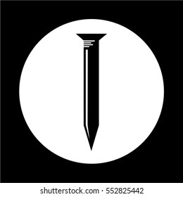 Metal nail icon