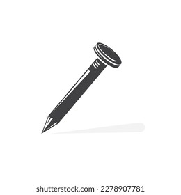 metal nail icon vector element design template web