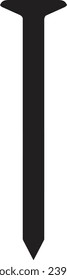 Metallnagel Vector| Metallnagel-Symbol