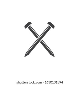 metal nail vector illustration design template