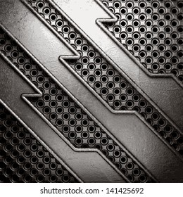 metal on wall background