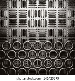 metal on wall background